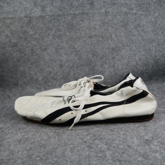 Sang Moo Sa Shoes Mens 12.5 Martial Arts Karate Sneakers Leather White Black main image 9